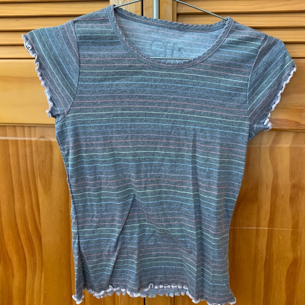 Planet Blue 🌈  striped tee